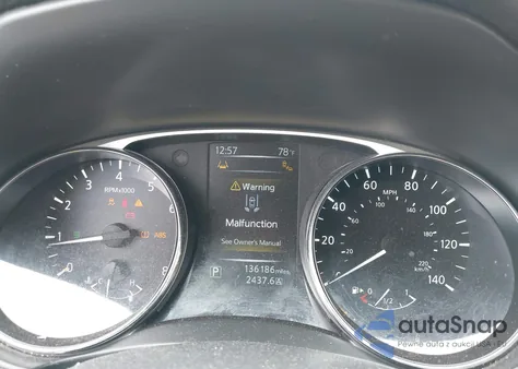 2014 Nissan Rogue Sv z USA, uszkodzony, nr VIN 5N1AT2MV3EC762558